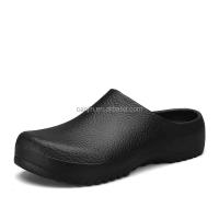 Nuevos zapatos de trabajo negros desnudos para hombres, zuecos impermeables para chef, ligeros de EVA de bajo precio de China - details 7