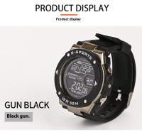SHUNWAY Reloj deportivo luminoso electrónico multifuncional para exteriores, reloj moderno impermeable para estudiantes - details 11