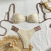 Nuevo bikini sexy 2025, traje de baño de tres piezas de playa push-pull para mujer, conjunto de bikini brasileño, traje de baño para piscina - details 5
