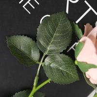 Rosa hidratante Artificial grande, 6 cabezales, simulación de tacto Real, ramas de flores rosas, flor falsa realista hecha a mano - details 1