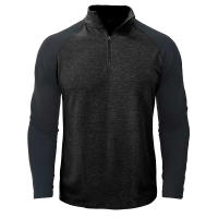 Sudadera de hombre de manga larga con cremallera Cuello de pie, cómoda, jersey, colores contrastados, para exterior - details 1