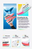 Zapatos para correr Zapatos de malla transpirables para hombre de verano, zapatos casuales deportivos ligeros unisex - details 2
