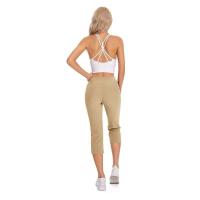 Lubygaga Pantalones de yoga con calzoncillos de bolsillo, leggings de ejercicio elásticos en 4 direcciones para mujer de talla grande - details 1