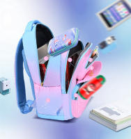 Bolsas de escuela primaria para niñas, mochila ortopédica para estudiantes de primaria, bolsa para libros rosa, envío directo - details 5