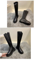 Nuevas Botas De Locomotora Versátiles Para Mujer, Botas Finas De Suela Gruesa - details 3