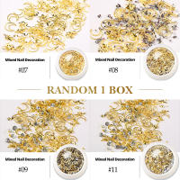 Piedras preciosas de imitación mezcladas para uñas gemas de cristal de espalda plana cuentas de joyería irregulares accesorios de decoración de Arte de uñas 3D marca Clou Beaute - details 6