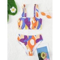 Bikini de cintura alta, Tre 2025 Conjunto de bikini bandeau sexy para mujer, Traje de baño brasileño para mujer - details 27