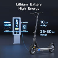 IScooter i9S-patinete eléctrico plegable para adultos, patinete eléctrico de 30 KM/H, patinete eléctrico de 500W, patinete de 36V y 10Ah - details 3