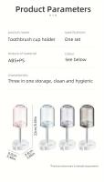 Diseño de drenaje de soporte multifuncional para cepillo de dientes con cubierta antipoop - details 20