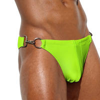 Jessborn-bañador sexy con cierre de metal para hombre, ropa de baño de liberación rápida, cintura baja, secado rápido - details 5