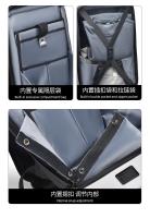 Mochila impermeable para ordenador portátil de 15,6 pulgadas para hombre, paquete de juegos de carcasa dura expandible TSA, antirrobo, carga USB, bolsas de viaje de negocios - details 9