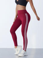 Pantalones Deportivos Casuales de Cintura Alta Cinturón Elástico de 4 Vías para Mujeres - details 8