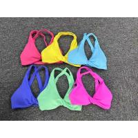 Ropa de yoga desnuda, sujetador de yoga para ejercicio de secado rápido ajustado para mujer, sujetador de fitness de belleza con espalda cruzada para correr al aire libre - details 33