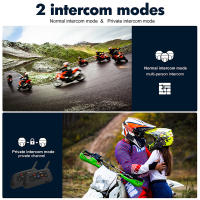 Intercomunicador Bluetooth para Casco de Motocicleta XINOWY V6 PRO 1200M Impermeable para 6 Riders con Microfono Integrado - details 5