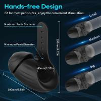Leten-vibrador con Bluetooth para hombres y adultos, entrenador retardante, masajeador de glande, masturbador masculino, Juguetes sexuales - details 11