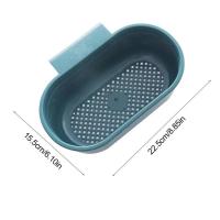 Colador multifunción para fregadero de cocina, escurridor de frutas y verduras, estante de almacenamiento de esponja, cesta de drenaje, utensilios para el hogar antibloqueo - details 0