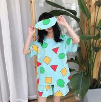 Pijama Sin Chan para hombre, Pijama Sinchan de algodón, conjuntos cortos de verano, pijamas japoneses para parejas, ropa de dormir para hombre y mujer 2024 - details 10