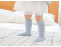 Calcetines hasta la rodilla para bebé, medias de algodón liso a rayas, largo, para niños de 0 a 3 años, 1 par - details 17