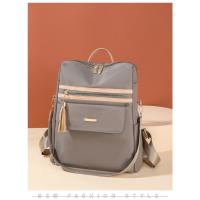 Mochila De Trabajo ligera para mujer, morral de viaje informal, resistente al agua, color negro y rosa - details 13