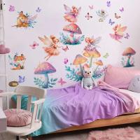 Pegatinas de Hada para Habitación de Niña Decalche de Pared de Castillo de Hongos de Princesa - details 7