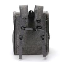 Mochila plegable portátil para perros, suministros para gatos, bolsa transpirable para mascotas - details 4