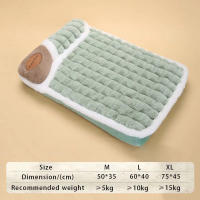 Nido esponjoso para mascotas, cojín de invierno, para gato Snle, cálido, desmontable y lavable - details 6