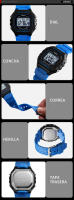 SKMEI-reloj Digital deportivo para hombre, pulsera con alarma, resistente al agua, estilo militar, a la moda, 5bar, 1496 - details 2