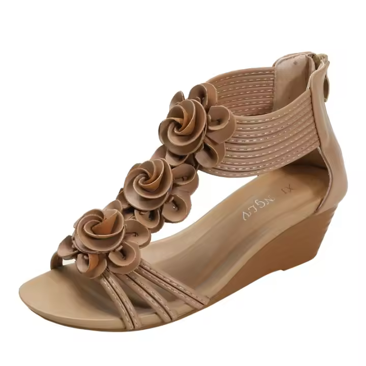 Sandalias de tacón de cuña de verano para mujer - 1