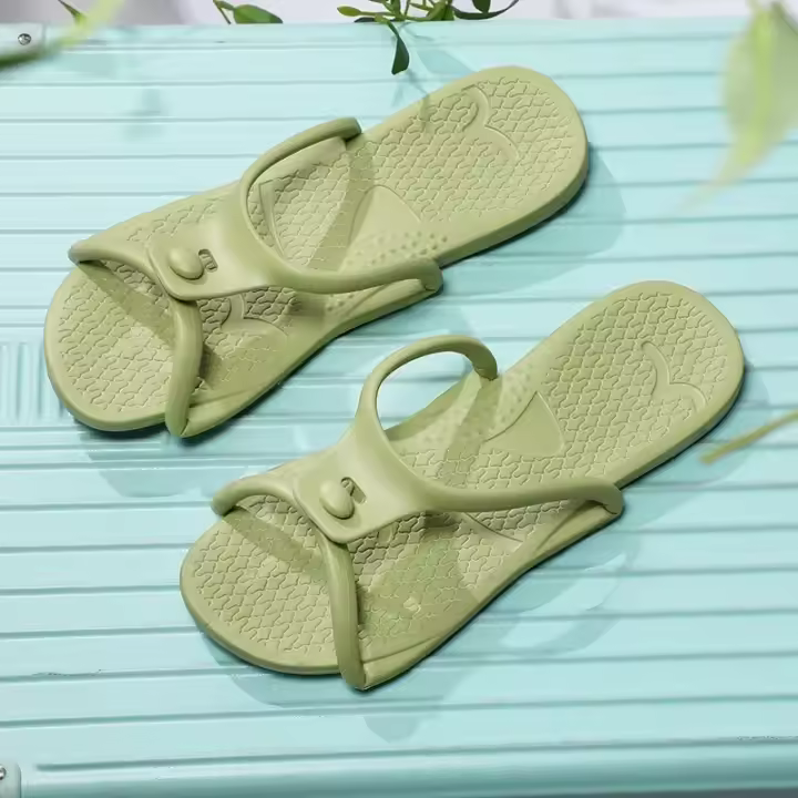 Zapatillas de fondo blandas plegables de viaje portátiles para hombres y mujeres Material EVA baño de hotel uso doméstico diseño de un personaje - 1