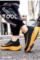 Zapatillas deportivas ultraligeras con cojín de aire para hombre, zapatos deportivos de malla transpirable, tabla de carbono - details 18