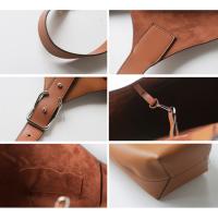 Elegante y simple nicho bolso de mujer bolso del cubo, bolso oblicuo del palmo del hombro del viaje de gran capacidad - details 8