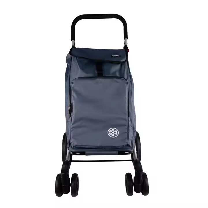 Carro Plegable de 6 Ruedas de Aluminio Ideal para Compras y Viajes - 1