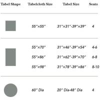 Rectangular Tablecloth Daisy Pattern, Linen Cotton Fabric with Collar Edge, Textile for Home and Hotel, Available in 2 Sizes - details 5