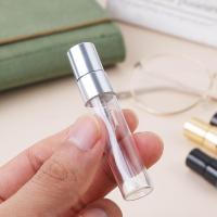 Hidratante, tapa dorada y plateada, viales de muestra, contenedor cosmético transparente, atomizador de Perfume, botella de vidrio recargable, botella pulverizadora - details 5