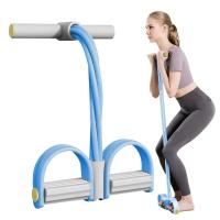 Extractor de Pedal de Yoga, banda de resistencia portátil, ejercitador Abdominal multicolor, elástico para estiramiento, 6 tubos - details 4