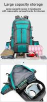Mochila impermeable de senderismo para hombres y mujeres, mochila multifuncional para viajes de aventura al aire libre, 50 litros - details 6