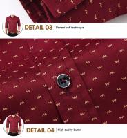 Camisa Casual a Cuadros para Hombres de Marca Nueva Moda Otoño Ajustada Manga Larga Algodón Talla Grande M-5XL - details 13