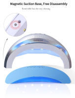 Secador LED UV para todo tipo de esmaltes de uñas, herramienta de salón de manicura y pedicura, lámpara de secado galvanizada para uñas - details 6