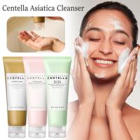 Centella Asiatica espuma de limpieza profunda limpiador Facial Control de aceite loción calmante elimina los poros producto exfoliante suave para el cuidado de la piel - details 1