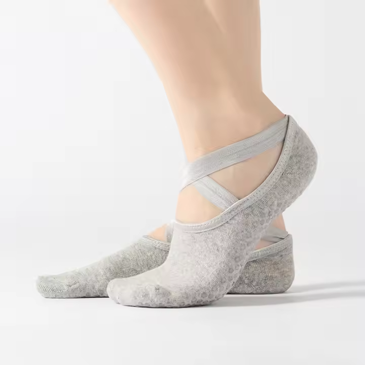 Calcetines de Yoga antideslizantes de secado rápido para mujer, medias de Ballet, Pilates, buen agarre, alta calidad - 1
