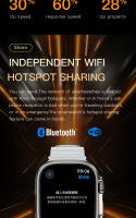 2025 Nuevo Hello Watch 5+ 4G Smartwatch 16GB de memoria Posicionamiento GPS Tarjeta SIM WIFI AI Asistente de voz Detección de frecuencia cardíaca Modo deportivo Llamada Bluetooth Smartwatch - details 10