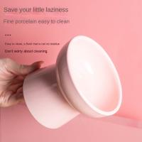 Cuenco de alimentación para gatos, cuenco elevado de cerámica de 300ml, comederos de agua para comida de perros, protección del cuello elevado, platos de alimentación para mascotas, gatito - details 5
