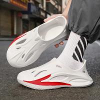 Sandalias de Hombre Antideslizantes y Resistentes al Desgaste Zapatillas de Moda de Verano para la Playa con Tacón Grande - details 14