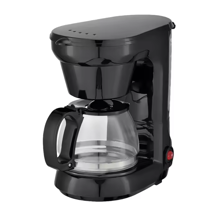 Cafetera eléctrica de gran capacidad de 750 ml, cafetera de infusión, cafetera de 6 tazas/cafetera adecuada para el hogar, la oficina y los viajes - 1