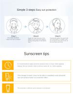 Crema solar blanqueadora, impermeable, portátil, belleza, salud, protector solar facial, bloqueador solar, protección Uv, crema de aislamiento para el cuidado de la piel - details 4