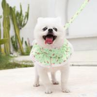 Conjunto de Correa de arnés para Mascotas Ajustable con Encaje Floral Ropa de Perro Linda para Cachorros Accesorios de Arnés para Perros - details 21