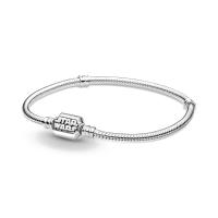 Pulsera de Plata 925 Minnie Mickey Spider Encanto de Abalorio de Corazón de Amor - details 2