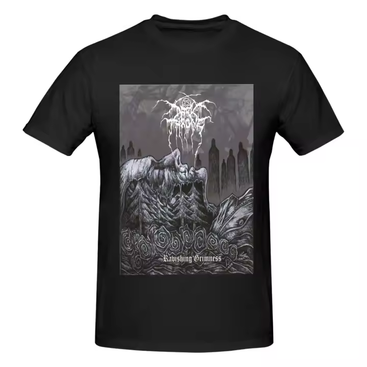 Darkthrone-Camiseta de algodón para hombre, camisa de manga corta, color negro - 1
