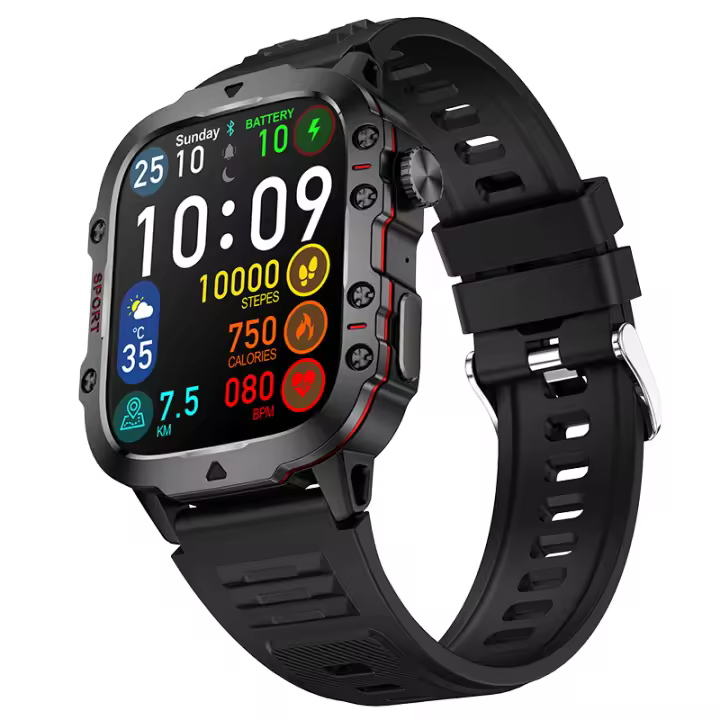 Reloj inteligente resistant to Agua para hombre, pulsera with Pantalla de 2025 pulgadas, 1,96 MAh, Bluetooth, Llamadas, Altavoz de Voz, Deportivo, Fitness, novedad de 420 - 1