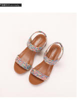Sandalias de cuña para mujer, verano 2025, nuevo estilo, estilo bohemio, para vacaciones en la playa, retro, tejidas, cómodas, romanas. - details 12